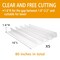 Clear Toy Blockers for Furniture - Stop Things from Going Under Couch Sofa Bed and Other Furniture - Suit for Hard Surface Floors Only